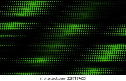 Resumen de fondo geométrico de líneas punteadas de color negro verde. Diseño gráfico de vectores
