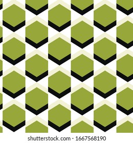 abstract green and black geometric  pattern background for design ,vector  eps.10