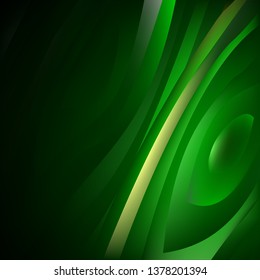 Abstract Green and Black Graphic Background