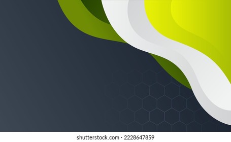 Abstract green black grey background