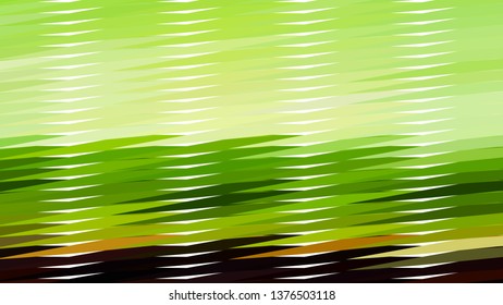 Abstract Green and Black Horizontal Lines and Stripes Background Vector