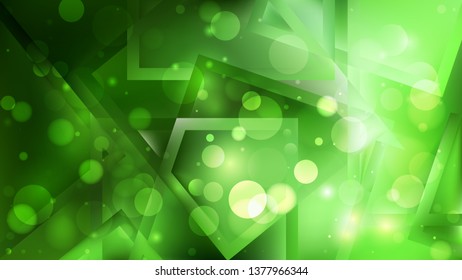 Abstract Green and Black Lights Background