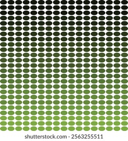 Abstract Green and Black Oval Gradient Pattern