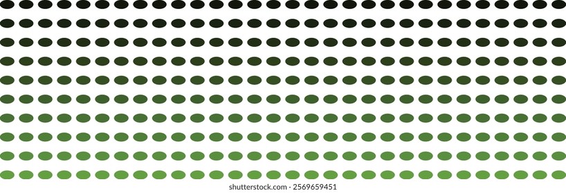 Abstract Green and Black Oval Gradient Pattern