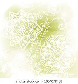 Abstract Green Blob, Isolated On White Background, Vector Illustration. abstract, green pattern, white pattern