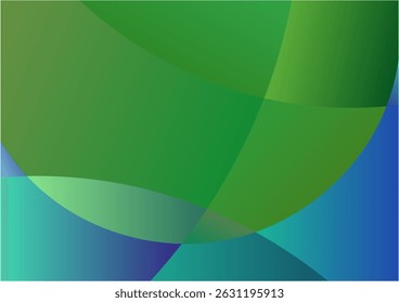 Fundo verde e azul abstrato