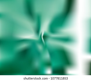 Abstract green and blue blurred gradient background with light. Nature backdrop. Vector illustration. Ecology concept for your graphic design, banner or poster