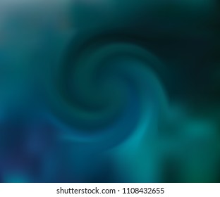 Abstract green and blue blurred gradient background with light. Nature backdrop. Vector illustration. Ecology concept for your graphic design, banner or poster