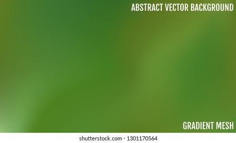 Abstract green and blue blurred gradient background with light. Nature backdrop.  Shaded smooth silk empty background.