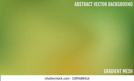 Abstract green and blue blurred gradient background with light. Nature backdrop.  Shaded smooth silk empty background.