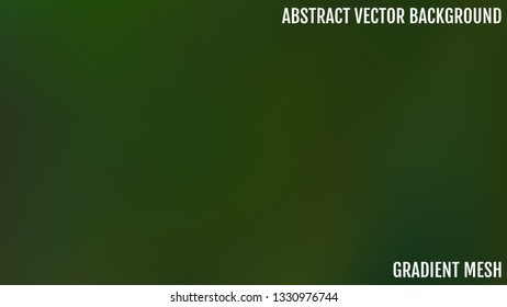 Abstract green and blue blurred gradient background with light. Nature backdrop.  Shaded smooth silk empty background.