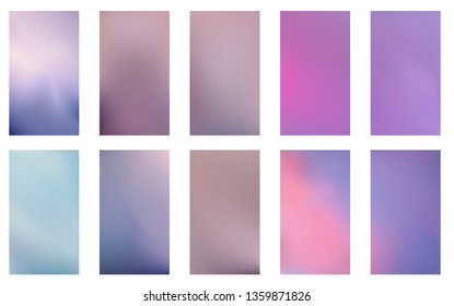 Abstract green and blue blurred gradient background with light. Nature backdrop. Vector illustration. Ecology concept for your graphic design, banner or poster