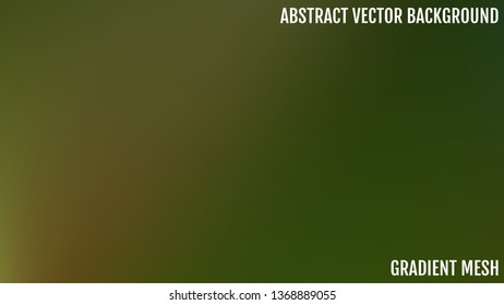 Abstract green and blue blurred gradient background with light. Nature backdrop.  Shaded smooth silk empty background.