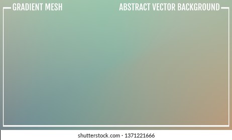 Abstract green and blue blurred gradient background with light. Nature backdrop. Vector illustration. Ecology concept for your graphic design, banner or poster