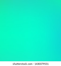 Abstract green and blue blurred gradient mesh background with light. Trendy colors. Modern nature backdrop. Ecology concept for your graphic design, banner or poster