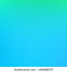 Abstract green and blue blurred gradient mesh background with light. Trendy colors. Modern nature backdrop. Ecology concept for your graphic design, banner or poster