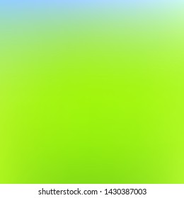 Abstract green and blue blurred gradient mesh background with light. Trendy colors. Modern nature backdrop. Ecology concept for your graphic design, banner or poster
