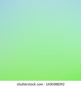 Abstract green and blue blurred gradient mesh background with light. Trendy colors. Modern nature backdrop. Ecology concept for your graphic design, banner or poster