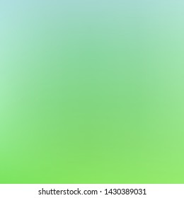 Abstract green and blue blurred gradient mesh background with light. Trendy colors. Modern nature backdrop. Ecology concept for your graphic design, banner or poster