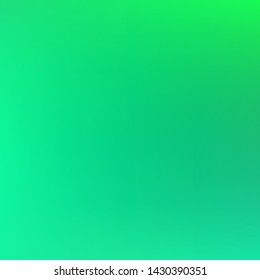 Abstract green and blue blurred gradient mesh background with light. Trendy colors. Modern nature backdrop. Ecology concept for your graphic design, banner or poster