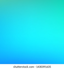 Abstract green and blue blurred gradient mesh background with light. Trendy colors. Modern nature backdrop. Ecology concept for your graphic design, banner or poster