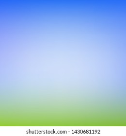Abstract green and blue blurred gradient mesh background with light. Trendy colors. Modern nature backdrop. Ecology concept for your graphic design, banner or poster