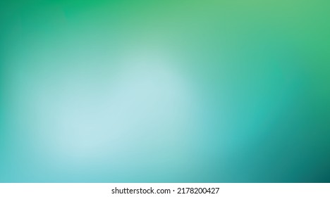 Abstract green and blue blurred gradient background. Light color nature blur pattern. Vector eco illustration. Ecology, summer, spring, grass, soft concept. Graphic design for banner or poster. EPS 10