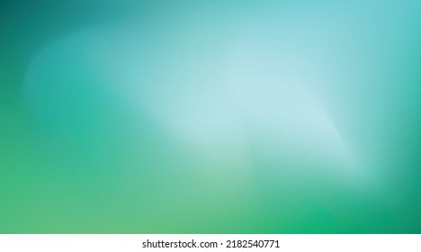 Abstract green and blue blurred gradient background. Light color nature blur pattern. Vector eco illustration. Ecology, summer, spring, grass, soft concept. Graphic design for banner or poster. EPS 10