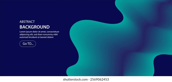 abstract green blue  gradient background, business technology digital communication template, artificial intelligence illustration element fire flame blur, banner poster cover design ai vector