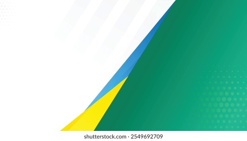 Abstract green blue gradient geometric shape circle background. Modern futuristic background. use for landing page, book covers, brochures, flyers, magazines, any brandings, banners,presentation