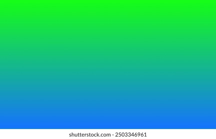 Abstract green and blue gradient texture background. Modern creative space surface element