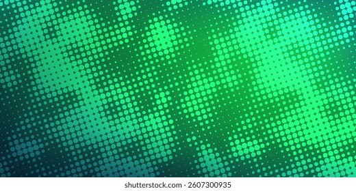 Abstract Green and Blue Halftone Background with a Modern Gradient Effect. EPS 10