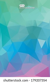 Abstract green blue pink vector background