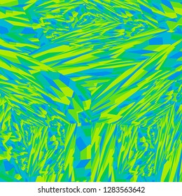 Abstract green and blue square vector background for web.