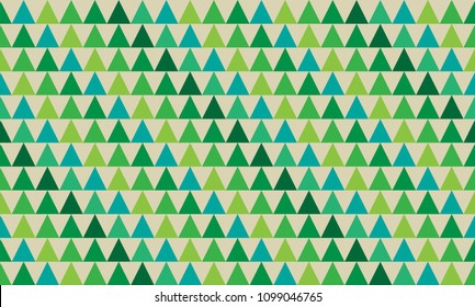 abstract green and blue triangle shapes in striped pattern vector illustration