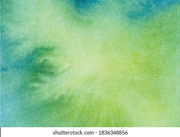 Abstract green blue watercolor texture and colorful background design eps
