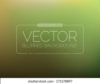 Fundo de desfoque verde abstrato com lugar para o texto