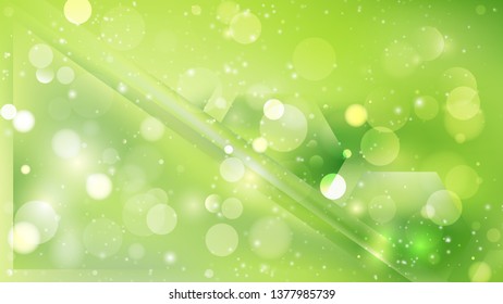 Abstract Green Blur Lights Background Image