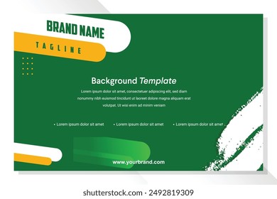 Abstract Green Blurred Background with Dark Edges