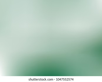 Abstract green blurred background. Smooth gradient texture color. Vector illustration. Shiny bright website pattern, Web and Mobile Applications, social media,banner header or sidebar graphic 
