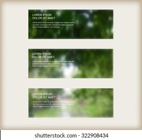 Abstract green blurred background.Blurred nature background.
