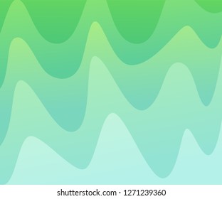 Abstract green blurred gradient background. Nature backdrop. Vector illustration. Ecology concept for your graphic design, banner or poster.
