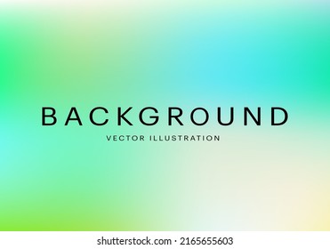 Resumen de fondo de malla de degradado borrosa verde. Color gráfico, banner moderno, fondo natural. Ilustración vectorial.