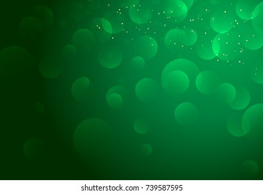 Abstract green bokeh background