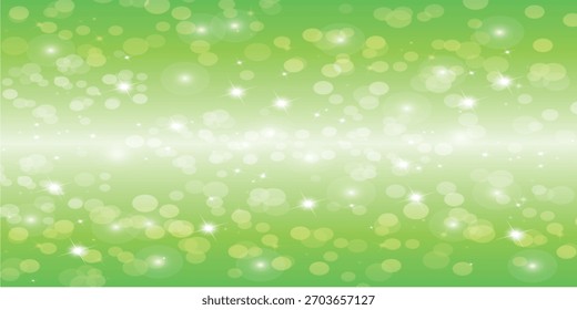 Diseño de fondo de bokeh verde abstracto