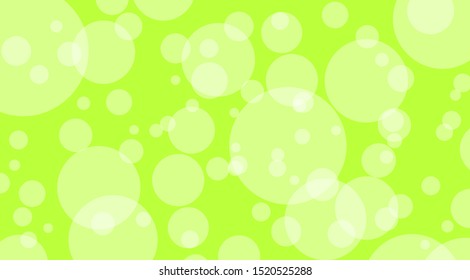 abstract green bright bokeh for background, bubble bokeh glowing circle soft for wallpaper, illustration bokeh bubbles green