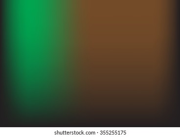 abstract  green and brown background with smooth gradient colors and multicolor texture design for brochure /  Easter / Christmas / web template