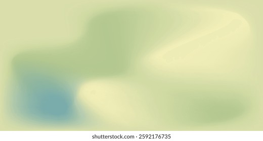 Abstract green brown color gradient blurred modern art background simple waves
