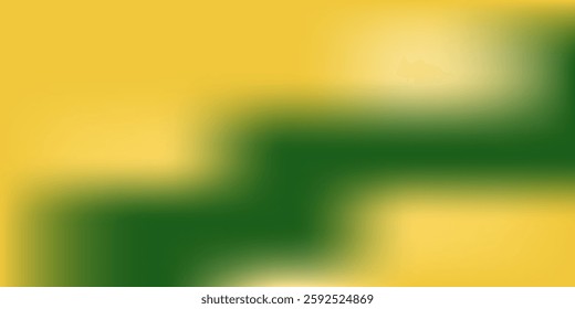 Abstract green brown color gradient blurred modern art background simple waves
