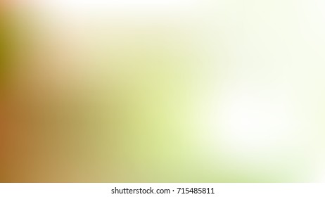 Abstract Green and Brown Gradient Blurred Vector Background